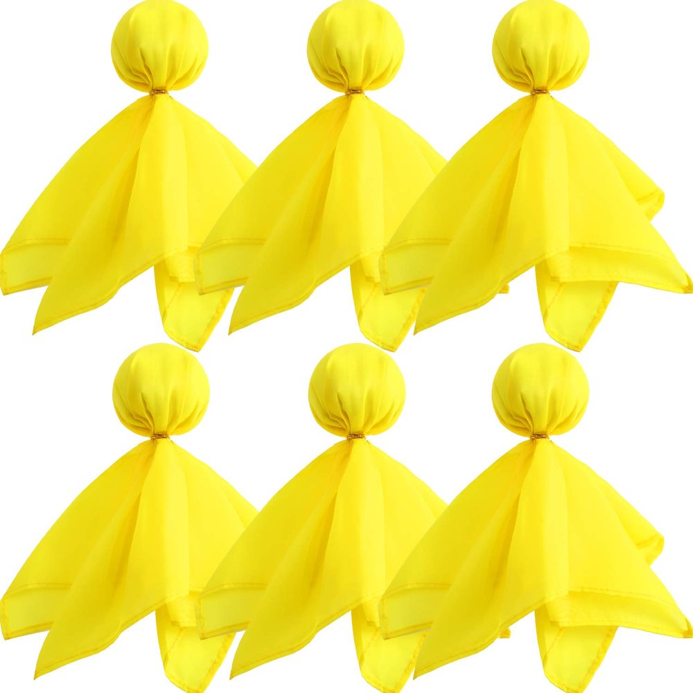 Gejoy 6 Pack Football Penalty Flags, Tossing Flags, Yellow