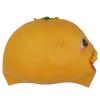 XuanYou Halloween Funny Orange Latex Fruitl Mask with Tooth view 4