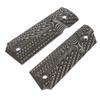 Ambidextrous G10 1911 Grips Full Size Ambi Safety Cut OPS Texture view 3