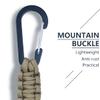 3 Packs Fence Hook Outdoor Braided Paracord Carabiner Hanging Hooks Perfect Hook for Bottle Bag Camping Tools view 2