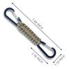 3 Packs Fence Hook Outdoor Braided Paracord Carabiner Hanging Hooks Perfect Hook for Bottle Bag Camping Tools view 4