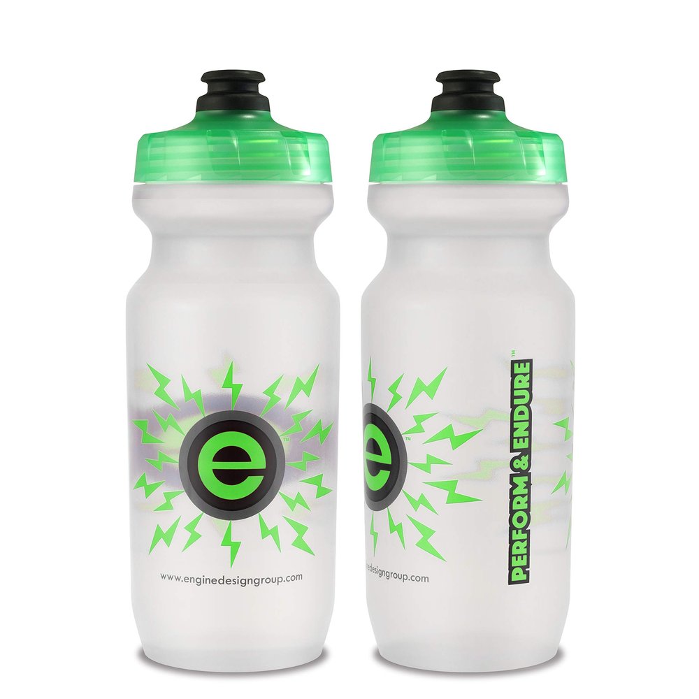 Engine Design Group NGN Bicycle | Bike Water Bottle for Triathlon, MTB, and Road Cycling by Specialized Bikes - 21 oz (2-Pack)