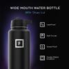IRON FLASK Camping & Hiking Hydration Flask with Straw, Wide Mouth Insulated Stainless Steel Sports Water Bottle - 40 oz Dark Rainbow view 2
