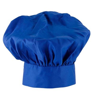 CHEFSKIN Baby Toddler Chef Hat Fully Adjustable Real Fabric Soft and Comfortable (Royal Blue)