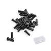 Juland 72 PCS Spoke Nipples Bike Spoke Nipples End Tips Nipples End Caps Wheel Spoke Nipples Decor for Mountain Road Bicycles 14G  Black view 1