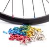 Juland 72 PCS Spoke Nipples Bike Spoke Nipples End Tips Nipples End Caps Wheel Spoke Nipples Decor for Mountain Road Bicycles 14G  Black view 4