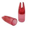 SHARROW 100pcs Archery Arrow Nocks Glue on 8mm Arrow Shaft Hunting Accessories Arrow Tails DIY (Transparent red) view 3