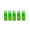 SHARROW 100pcs Archery Arrow Nocks Glue on 8mm Arrow Shaft Hunting Accessories Arrow Tails DIY (Transparent Green) view 2