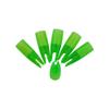 SHARROW 100pcs Archery Arrow Nocks Glue on 8mm Arrow Shaft Hunting Accessories Arrow Tails DIY (Transparent Green) view 3