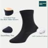 COTTON DAY Unisex Little Kids Youth Boys Girls Soft Cotton Crew Dress Socks Seamless Toe 6 Pack 8-10 years Plain Black L (10) view 3