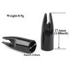 SHARROW 100pcs Archery Arrow Nocks Glue on 8mm Arrow Shaft Hunting Accessories Arrow Tails DIY (Black) view 3
