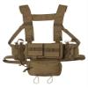 KRYDEX Micro Chest Rig with 5.56/7.62 Magazine Holder,Wing Pouches,Dangler Pouch,Fat Strap Shoulder Harness Set (CB) view 1