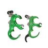 AMEYXGS Archery Bow Release Aid Aluminum Alloy 3 or 4 Fingers Automatic Thumb Trigger Detachable Thumb Grip Left or Right Hand Thumb Caliper Outdoor Hunting Compound Bow Accessories (Green) view 1