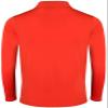 BCPOLO Mens Spandex Solft Polo Shirt Stretch Quick Dry Performance Active Workout Shirt Long Sleeves Polo Shirt Scarlet-M view 2