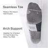 CS CELERSPORT Running Ankle Socks with Cushion, Low Cut Athletic Tab Socks for Men and Women 6 Pack, Grey, Medium view 4