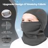 Aegend Balaclava Face Mask for Kids Age 5-12, Windproof Ski Face Neck Warmer for Cold Weather Winter Outdoor Sports(Gray) view 3
