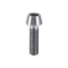 M6 X 16Mm/20Mm Titanium Ti Bolts, New Titanium Alloy Tapered Head Bolt Screw with Washer Cycling Accessory for Mountain ycle Bike(M6X20Silver) view 1