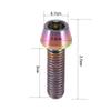 M6 X 16Mm/20Mm Titanium Ti Bolts, New Titanium Alloy Tapered Head Bolt Screw with Washer Cycling Accessory for Mountain ycle Bike(M6X20Silver) view 4