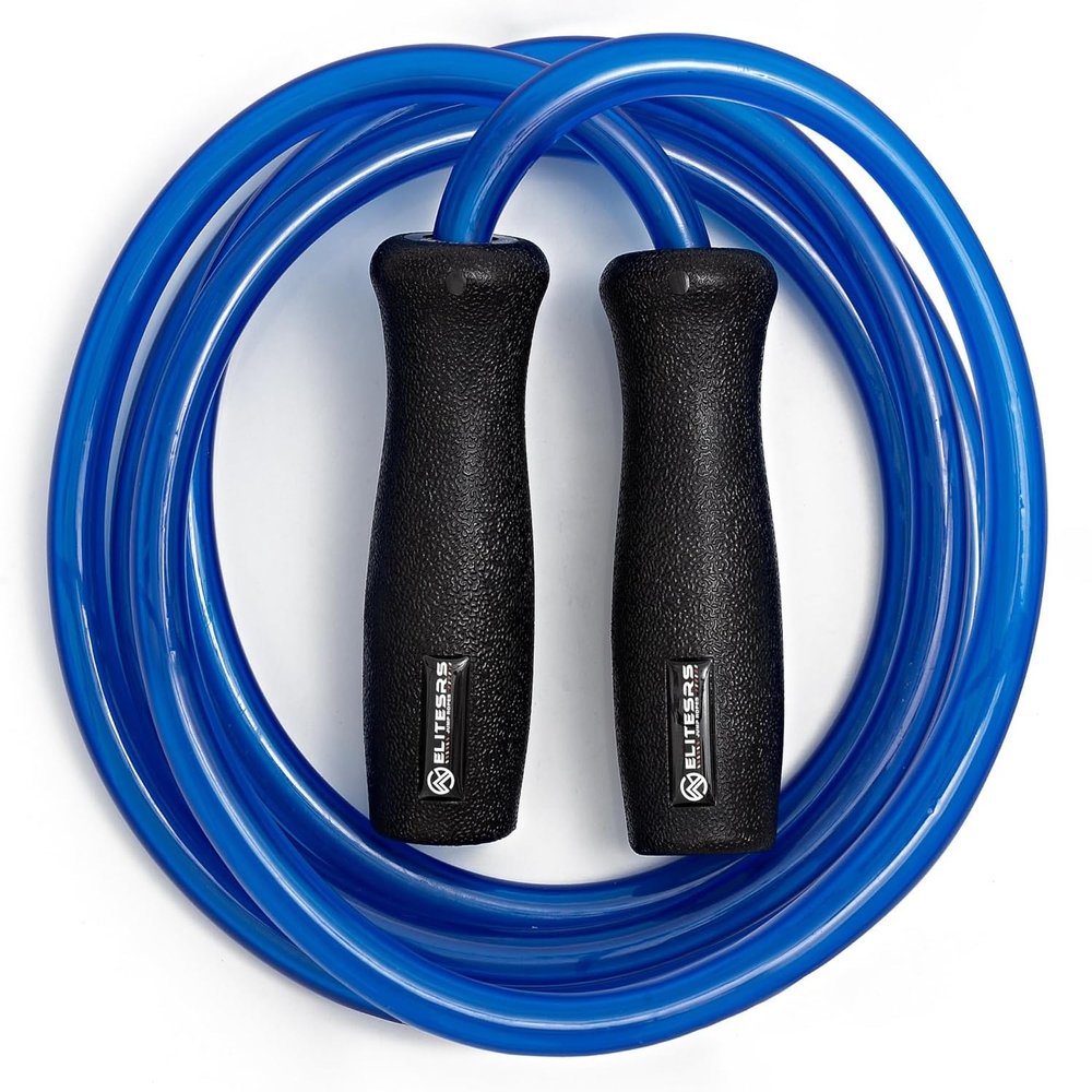 Elite Jumps Muay Thai 2.0 Weighted Jump Rope - Designed for High-Intensity Training, Muay Thai, & MMA Workouts - Heavy 1.3lb PVC Jump Ropes for Fitness