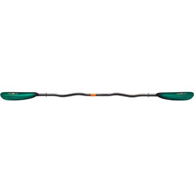 AQUA BOUND Tango Fiberglass Bent Shaft 2-Piece Kayak Paddle-GreenTide-230cm