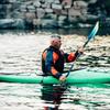 AQUA BOUND Tango Fiberglass Bent Shaft 2-Piece Kayak Paddle-GreenTide-230cm view 4