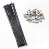 SENQI Bicycle Steel/Stainless Steel Spokes 80mm-297mm with Copper Cap 36pcs view 1