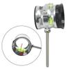 SHARROW Archery Compound Bow Sight Bow Sight Single Pin 4X/6X/8X Optical Fiber Aiming Point Target Sight Hunting Archery Accessories (Silver, 8X ID 28mm) view 1