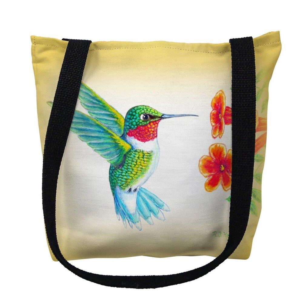 Betsy Drake TY1093M 16 x 16 in. Dicks Hummingbird Tote Bag - Medium