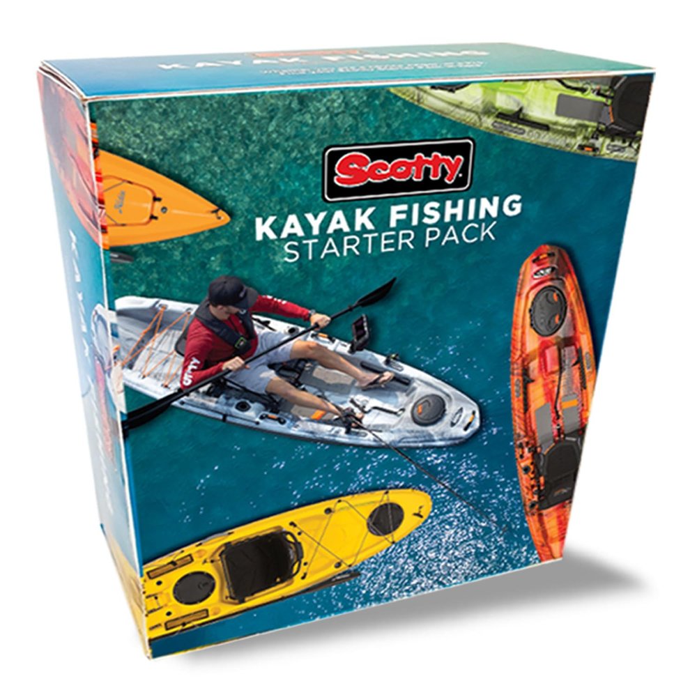 Scotty #111 Kayak Fishing Starter Pack, Multi, One Size , Black