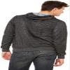 Bella + Canvas Unisex Sponge Fleece Pullover Hooded Sweatshirt L DTG DARK GREY view 3