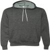 Bella + Canvas Unisex Sponge Fleece Pullover Hooded Sweatshirt L DTG DARK GREY view 4