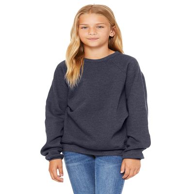 Bella+Canvas Youth Sponge Fleece Raglan Sweatshirt