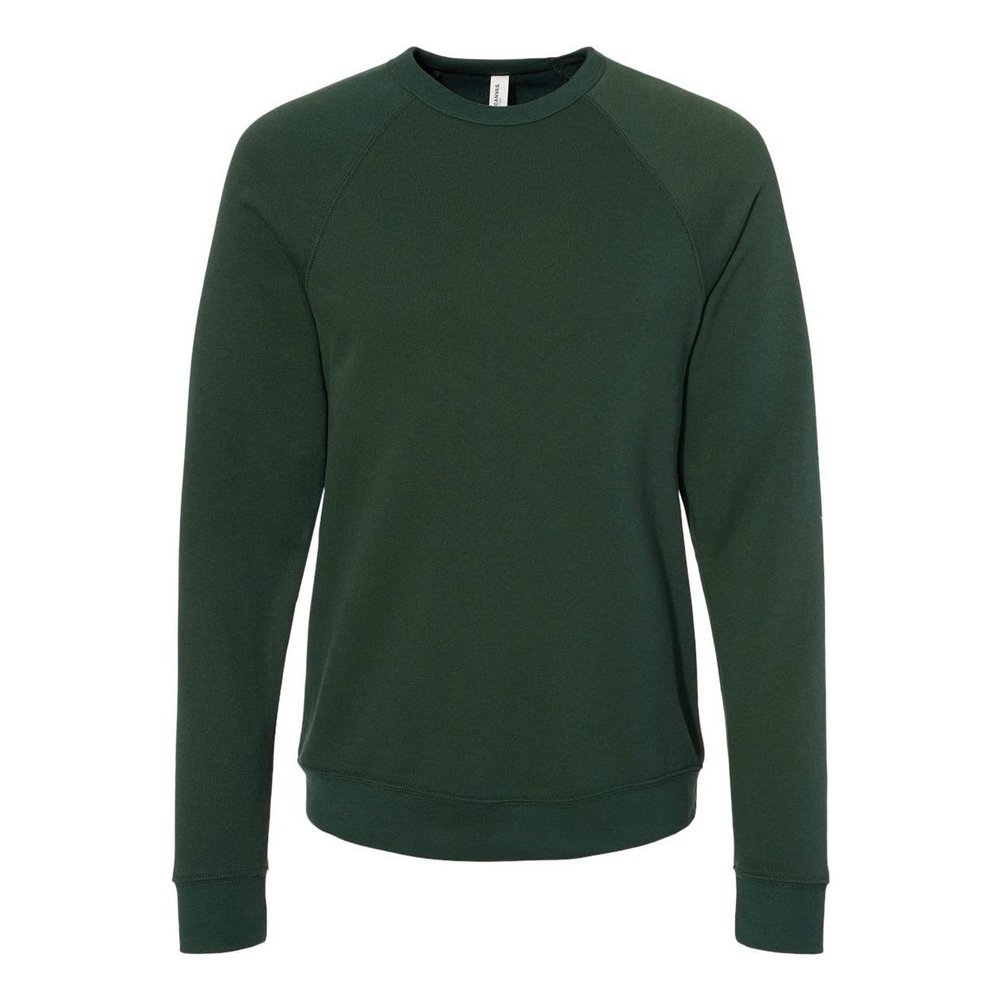 Bella + Canvas Unisex Sponge Fleece Crewneck Sweatshirt S FOREST