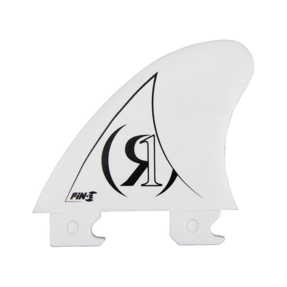 Ronix Fin-S 2.0 Tool-Less Center Surf Fin (1 Pack), White, 3.0 Inches