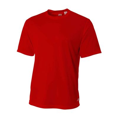 A4 Sportswear Adult 3XL Scarlet Birdseye Mesh Tee