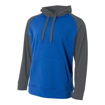 A4 Sportswear Adult 2XL Royal/Graphite Tech Fleece Hoodie