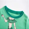 Family Feeling Little Girls Mermaid Long Sleeve Pajamas Sets 100% Cotton Pyjamas Toddler Kids Pjs Size 2T Green view 4