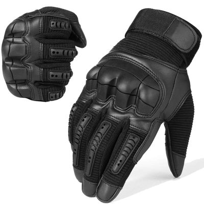 WTACTFUL Touch Screen Tactical Gloves for Men Airsoft Paintball Gear Motorcycle MTB Bike Cycling Cross-Country Motorbike ATV Hunting Hiking Riding Driving Work Outdoor Full Finger Gloves S Black