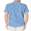 Amazon Essentials Men's Regular-Fit Short-Sleeve Poplin Shirt, Navy Floral, XX-Large view 3
