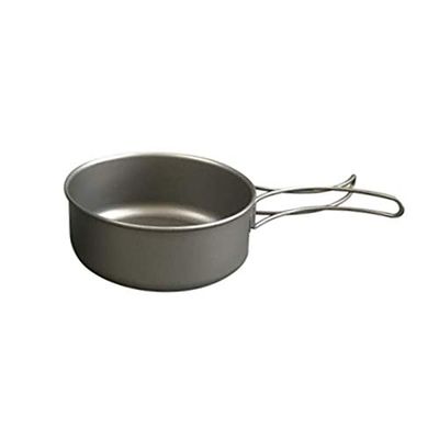 Jolmo Lander Titanium Bowl,Camping Bowl with Folding Handle (300ml)