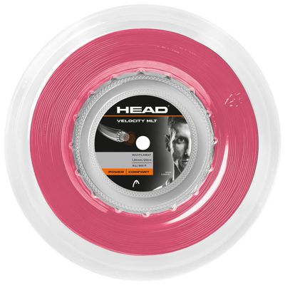 Head Unisex - Adult Velocity Mlt Roll Tennis String, Unisex- Adults, 281414-16 PK, Pink, 16