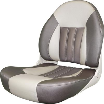 Tempress ProBax Orthopedic Folding High Back Boat Seat (Brown/Tan)