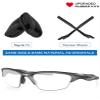 Replacement Earsocks & Nosepieces Rubber Kits for Oakley Half Jacket 2.0 OO9144|Half Jacket 2.0 XL Sunglass - Red view 2