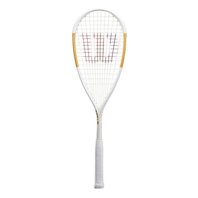 Wilson Unisex's Tempest PRO Squash Racket, White/Gold, 0