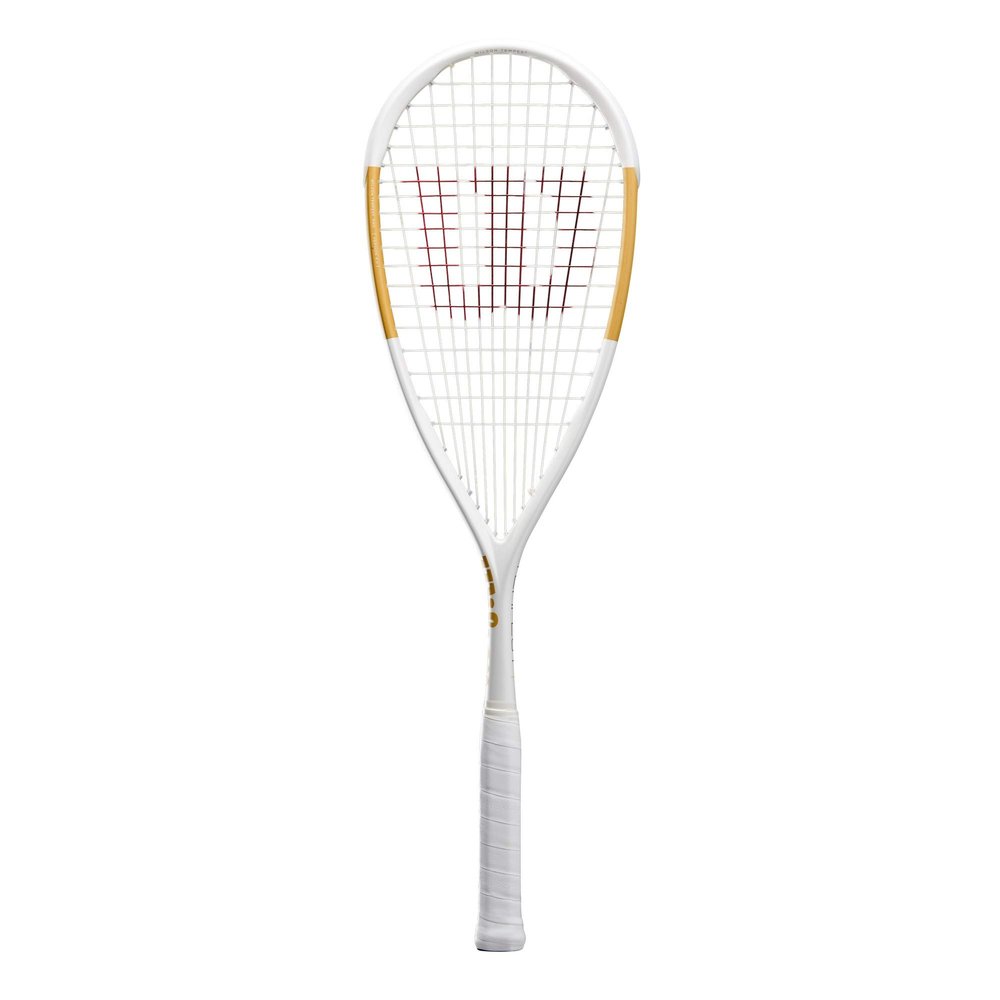 Wilson Unisex's Tempest PRO Squash Racket, White/Gold, 0