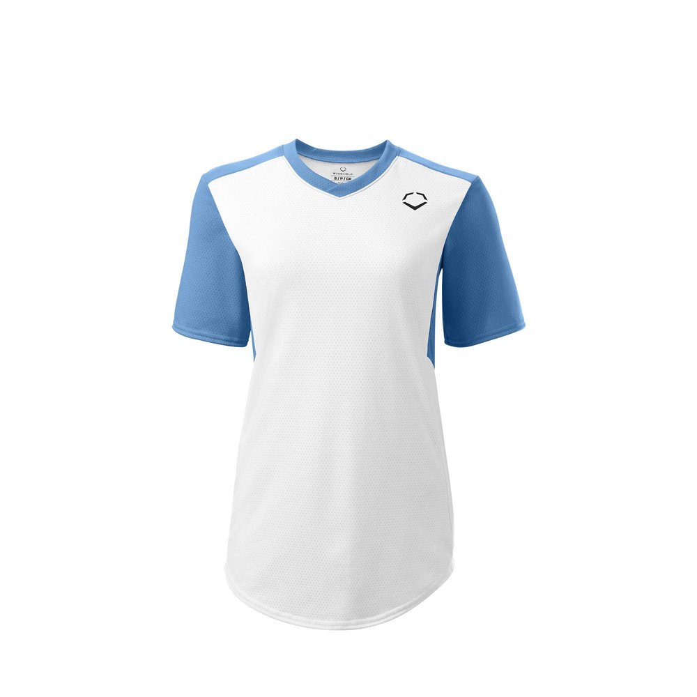 EvoShield Women's E810 V-Neck Pullover Jersey, Victory Blue - X-Small