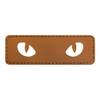 MORTHOME Cat Eyes PVC Morale Patch - Tactical Patch - Hook Fasteners (Brown) view 1