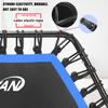 Newan 48'' Fitness Trampoline with Adjustable Handle Bar, Silent Trampoline Bungee Rebounder Jumping Cardio Trainer Workout for Adults - Max Limit 330 lbs view 3