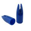 SHARROW 100pcs Archery Arrow Nocks Glue on 8mm Arrow Shaft Hunting Accessories Arrow Tails DIY (Blue) view 4