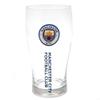 Manchester City FC Tulip Pint Glass (One Size) (Clear/Blue) view 1